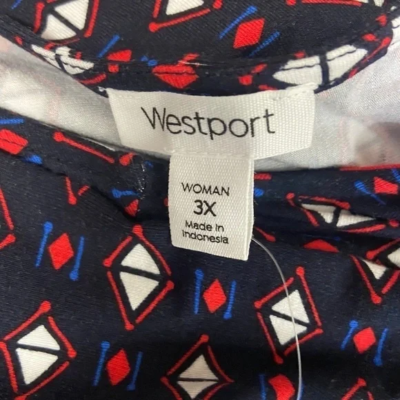 Westport Blue High Low Navy Sleeveless Dre… - Picture 6 of 7